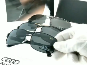Authentic Offical Audi553 Luxury Brand Polarized Sunglasses For Men Anti UV400 Anti Glare Sunshades Driving Beach Fishing
