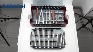 GREATLH Orthopedics Surgery Kit 56pcs/set Orthopedics Screwdriver Surgical Screw Extractor Broken Screw Removal Kit