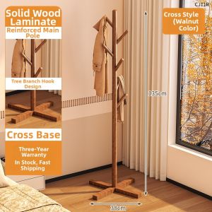 JIAJIESHI | Simple Indoor Wooden Clothes Rack