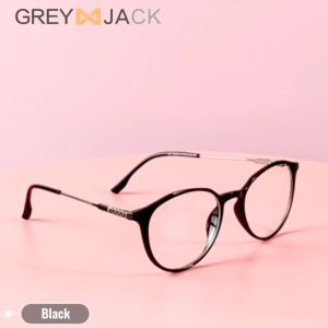 Grey Jack Kacamata Oval Simple Bisa Minus Antiradiasi Blueray Photocromic Bluecromic 72052