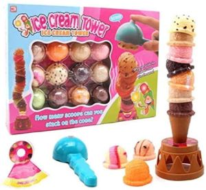 Mainan Ice Cream Tower: Mainan Anak Edukatif & Interaktif