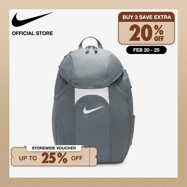 nike academy team backpack grey