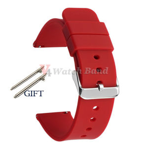 Universal Watch Straps 20mm 22mm 24mm 14mm 16mm 18mm Quick Release Silicone Band for Samsung for Huawei Women&Men Accessories