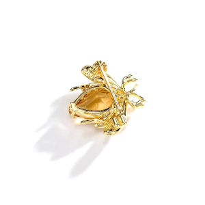 【Fashion Rhinestone Bee Shaped Brooches For Women Clothing Coat Jewelry Accessories Gifts】
