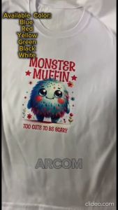 Arcom labubu graphic tshirt for kids boys and girls high quality cotton kid tops