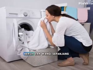 Deterjen Laundry Cair 1 Liter/ Detergent Liquid / Detergen / Pembersih Pakaian & Penghilang Noda Bunga Sakura