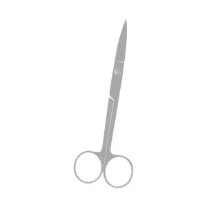 JUNLILAI | Nickel-Plated Dissection Scissors 14cm