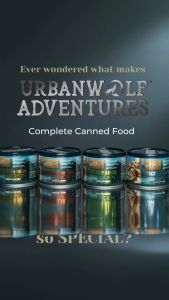 UrbanWolf Adventures High Quality Cat Canned / Wet Food Complete Cat Food 190G 170G