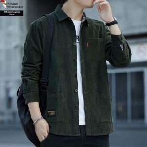 TUCANO | Cotton Corduroy Mens Loose Casual Shirt
