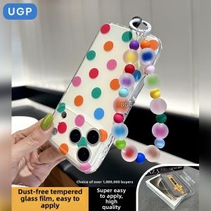 UGP | Dopamine Style Dot Pattern Protective Silicone Case For iPhone 17 Pro Max