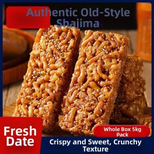 SHANSHENGWEI | Hard Crispy Handmade Old-fashioned Lotus Seed Flavored Sachima