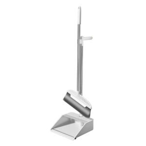 Bộ Chổi Và Hót Rác Đứng Thẳng Nâng Cấp Với 3 Lớp Lông Chổi Có Răng Cạo Để Làm Sạch Lông Người/thú Cưng - Bộ Chổi Và Hót Rác Bằng Nhựa