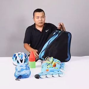 Waterproof Roller Skate Bag Portable Inline Skate Bag Large -Capacity Oxford Cloth Roller Skate Bag