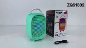 ลำโพงบลูทูธ ZQS-1332 เสียงเบสหนัก ลำโพงขนาด 3 นิ้ว ตัวเล็กแบบพกพาสะดวก สีRGB light