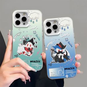 Cute Cartoon Q Version Kyle Amiya Mobile Phone Case Color Silver Compatible with iPhone 16 pro Max Apple 14 Xiaomi 15 pro Vivo S30 OPPO Huawei Glory