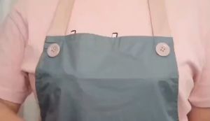 Fashion Kitchen Apron Water Proof Adjustable Stripe/plaid Printed Apron For Women Adult Waterproof Aatroxw