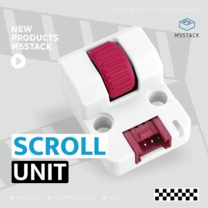 M5Stack | Bảng Phát Triển Bộ Phận Bánh Xe Cuộn M5Stack Với Cổng Mã Hóa Quay I2C Và Vi Điều Khiển STM32F030 Tích Hợp Để Điều Khiển WS2812C