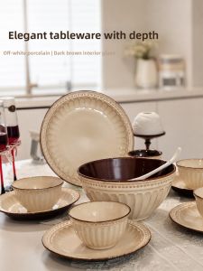 mornenjoy | Underglaze Vintage Aesthetic Tableware Set