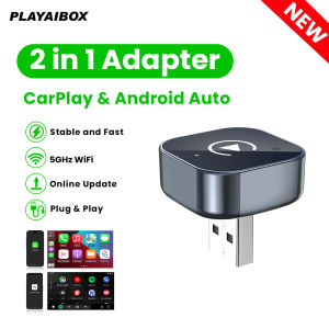 2025 Wireless CarPlay Android Auto Adapter USB Dongle Smart Mini Box Plug And Play 5G WIFI Bluetooth For 98% Wired Carplay Cars