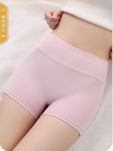 กางเกงนิรภัยผ้าฝ้ายเอวกลางสําหรับผู้หญิงชุดชั้นในสไตล์บ็อกเซอร์พร้อมระบบควบคุมหน้าท้อง กางเกงขาสั้นน้ําหนักเบาสําหรับฤดูร้อน