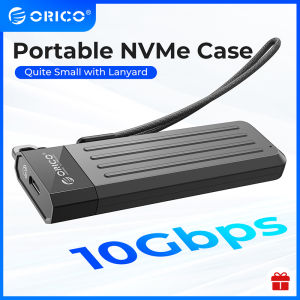 SSD Enclosure ORICO M.2 Case NVMe USB Type C Gen2 10Gbps PCIe SSD Enclosure SATA NGFF 6Gbps Hardisk Enclosure Solid State Drive Case Data Storage External Hard Drives