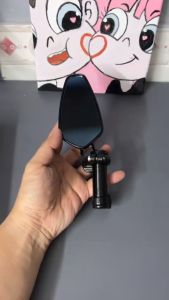 Gương gù chân gương CRG chất liệu Nhôm CNC chân 10li - lắp thông dụng các dòng xe - (có thể gắn được 2 bên trái phải)