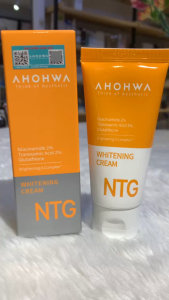 Kem Dưỡng Hỗ Trợ Làm Sáng Da Cải Thiện Sắc Tố Da Ahohwa NTG Whitening Cream