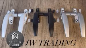 (Siri 700 Pemegang Tingkap Jenis Casement) 700 Series Casement Window Handle (Silver White Black) Right/Left HOME DIY
