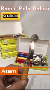 ( 1 Box isi 12 pcs ) Rader Tracing Wheel Kayu dan Pelastik | Rader Alat Pola Jahit Gerigi | Rader Alat Pola Bahan | Rader Alat Penanda Pola Bahan | Rader Alat Penanda Bahan | Rader Plastik | Rader