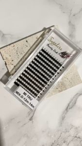 Mi Trụ Sapphire Cong D Độ Dài Mix 12-14mm Nối Mi Thiết Kế Nối Mi Katun