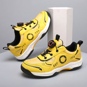 Kids Sneakers for Outdoor Sport Boys Girls Indoor Anti Slip Badminton Tennis Shoe Breathable Lightweight Training Running Shoes