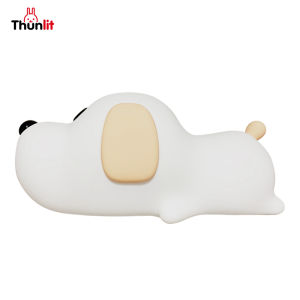Thunlit สุนัขไฟกลางคืนชาร์จไฟได้ 1200mAh น่ารักสัตว์เลี้ยง Pat ซิลิโคนไฟปรับได้ LED Papa ลูกสุนัขโคมไฟ