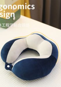 Gối U Shaped Hỗ Trợ Cổ PP Cotton Gối Siêu Đồ Sộ Giặt Bằng Vải Polyester Cho Văn Phòng Và Nhà Gối Siêu Đồ Sộ Cho Người Lớn