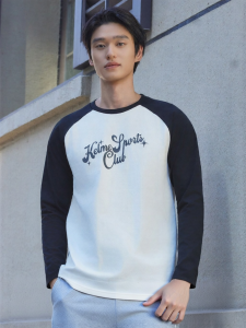 Kelme | Trendy Printed Crewneck Loose Casual T-shirt Long Sleeve