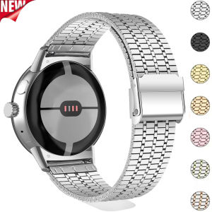 Metal Strap for Google Pixel Watch 4 3 45mm Stainless Steel Band for Google Pixel Watch 4 3 2 1 Replace Bracelet Accessories
