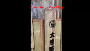 Chiếu tăm tre Cao Bằng Tây Bắc chiếu tre nằm ngủ ngon mát lưng size 1.2x1.9m