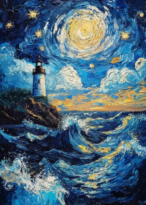 Bộ Tranh Sơn Dầu Theo Số Tự Làm Starry Night Tranh Vẽ Trang Trí Nhà Cửa Tranh Ghép Số Dễ Dàng Dành Cho Người Lớn & Người Mới Bắt Đầu