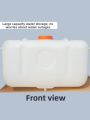 Wall-mounted Water Storage Tank Plastic Rectangular Faucet Included. 