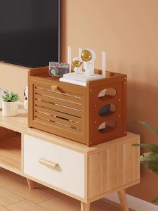 เคสเก็บสายเครื่องเสียบช่องรับสัญญาณ Wi-Fi ลำโพงไร้สาย รัชดา ป้องกันฝุ่น ชั้นวางอุปกรณ์ อุปกรณ์เก็บของสำหรับบ้าน