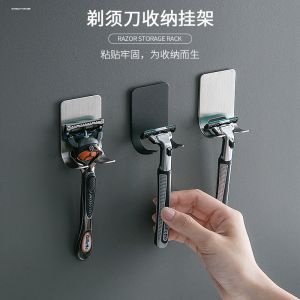 Multi-Functional Punch-Free Electric Toothbrush Holder Toothpaste Rack 304 Stainless Steel Bathroom Wall Hanging Shaver Holder