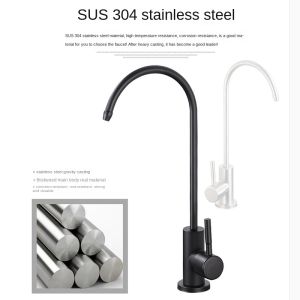304 Stainless Steel Kitchen Water Purifier Single Cooling Rotatable Water Purifier Direct Drinking Water Faucet