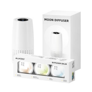 ALLKODO | Car Aroma Machine with Auto Start-Stop Solid Fragrance for Long-lasting and Odor Elimination