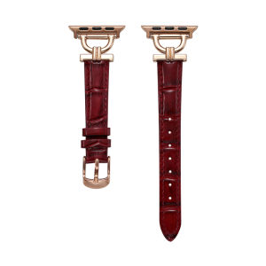 iSeriseWatch | Magnetic Wine Red Watch Band for iWatch 41mm/45mm