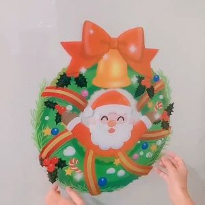 Decal Cuộn Tròn Noel Dán Cửa Kính Tĩnh Điện Hít - Không Cần Keo (50X70CM) NHIỀU MẪU QT907