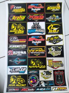 STIKER SOUND | STIKER SOUND SYSTEM | STIKER AUDIO | STIKER ANTI AIR | STIKER VYNIL | STIKER PACK | STIKER 1 LEMBAR