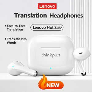 Lenovo | Lenovo LP40 Pro TWS Earphones Wireless Bluetooth 5.4 Earbuds Bass Touch Control Stereo Noise Reduction Long Standby Women Gifts