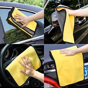 ผ้าเช็ดมือไมโครไฟเบอร์ 30X30  ผ้าเช็ดรถอเนกประสงค์ หนานุ่ม ซับน้ำไว