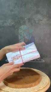 Plastik HD Tipis 18x35 / Plastik Buram Tahan Panas / Plastik Anti Panas 1 Pack 5 Ikat Kapasitas 2 Kg