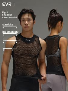 evr | EVR Summer Lightweight Cycling Sweatshirt Breathable Quick Dry Mesh Base Shirt Vest Mens Spring Autumn Womens Ascend