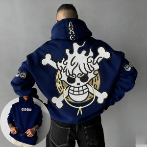 Bandai | One Piece Anime Hoodie Men Women Pullover Sweatshirt Graphic Print Tops Streetwear Oversized Casual Autumn Winter Y2k Clothes